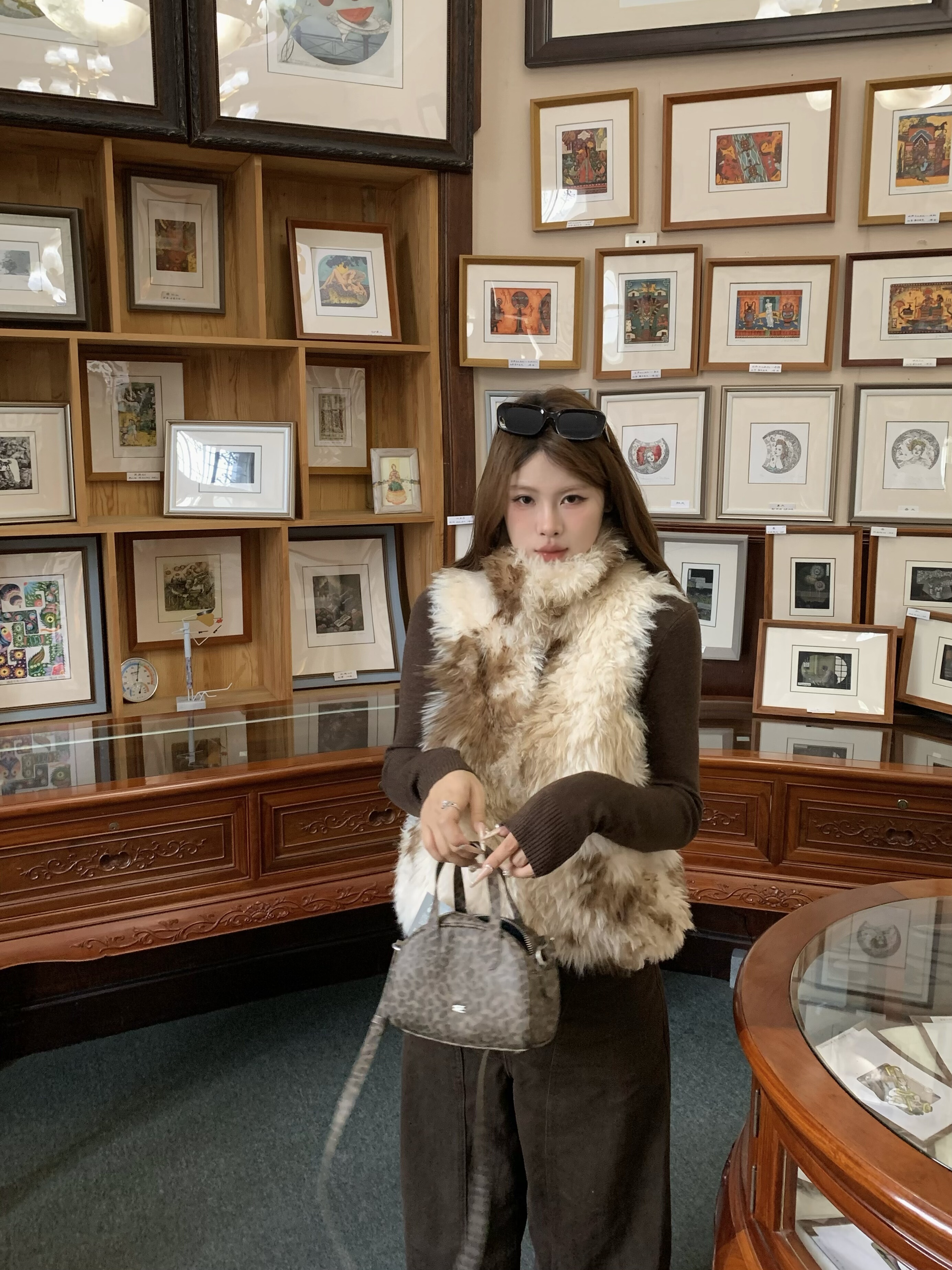 宅宅athome【10月30日20点详情页领券+满减 晕染毛毛马甲】