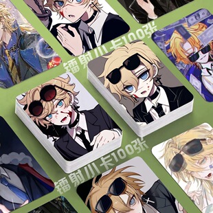 美利坚ch镭射小卡国拟人二次元海报定制同款lomo卡明信片圆角三寸