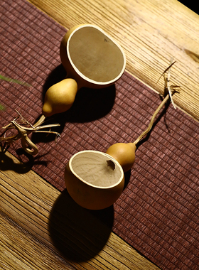 天然葫芦水勺竹饭勺茶勺茶具零配