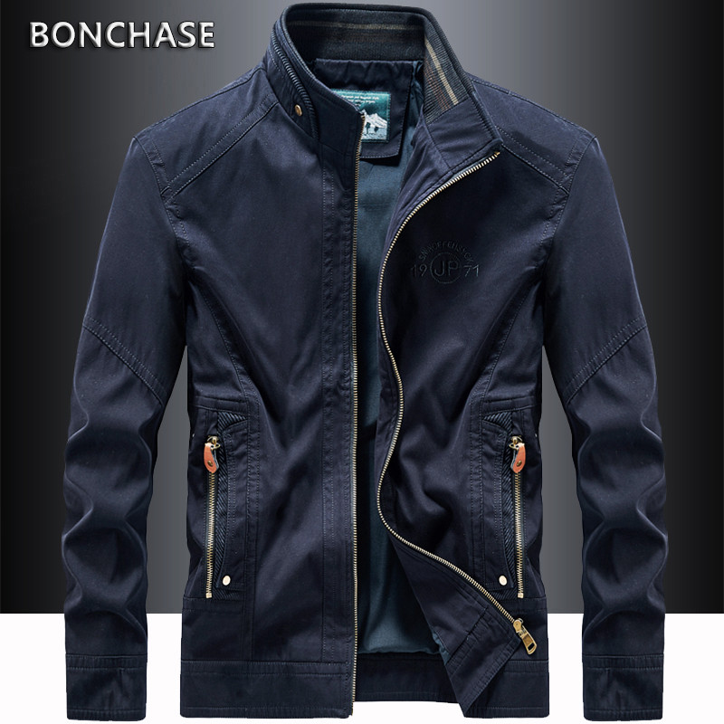 男士外套中年大码纯棉夹克男装春秋户外宽松休闲多袋立领工装上衣,男装,夹克,淘宝优惠券,粉丝福利购,淘宝优惠卷