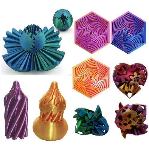 3D Printed Toys Childrens Birthday Gift Fingertip Spinning