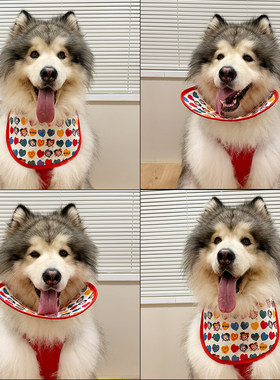 新款！口水巾狗狗大型犬