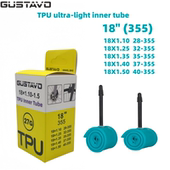 超轻小轮车内胎18x1.10 GUSTAVO 18寸TPU内胎 1.50折叠车内胎