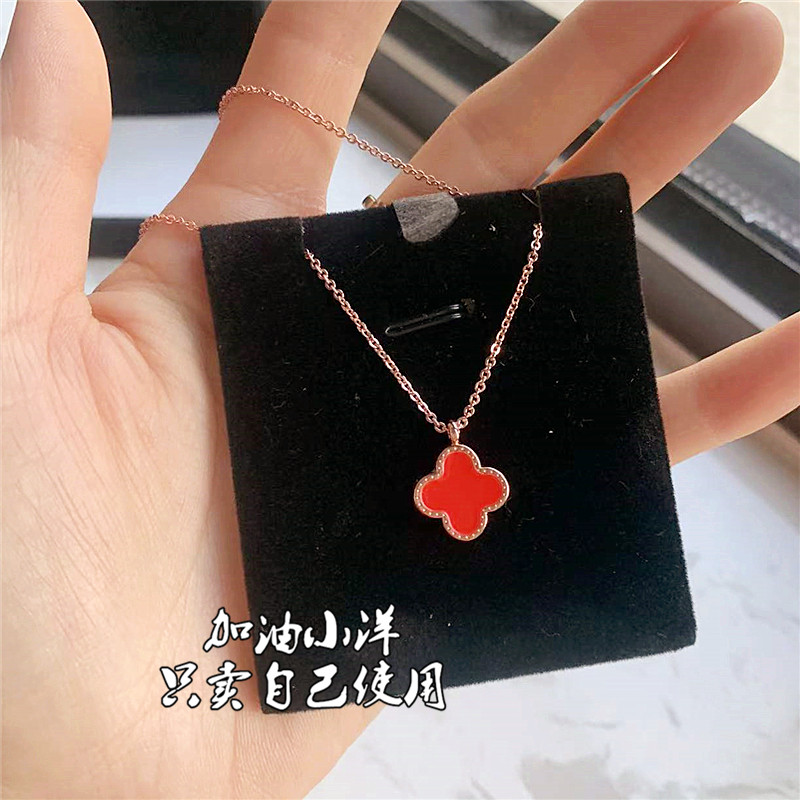 韩国梦wo！四叶草项链来啦！超显气质款