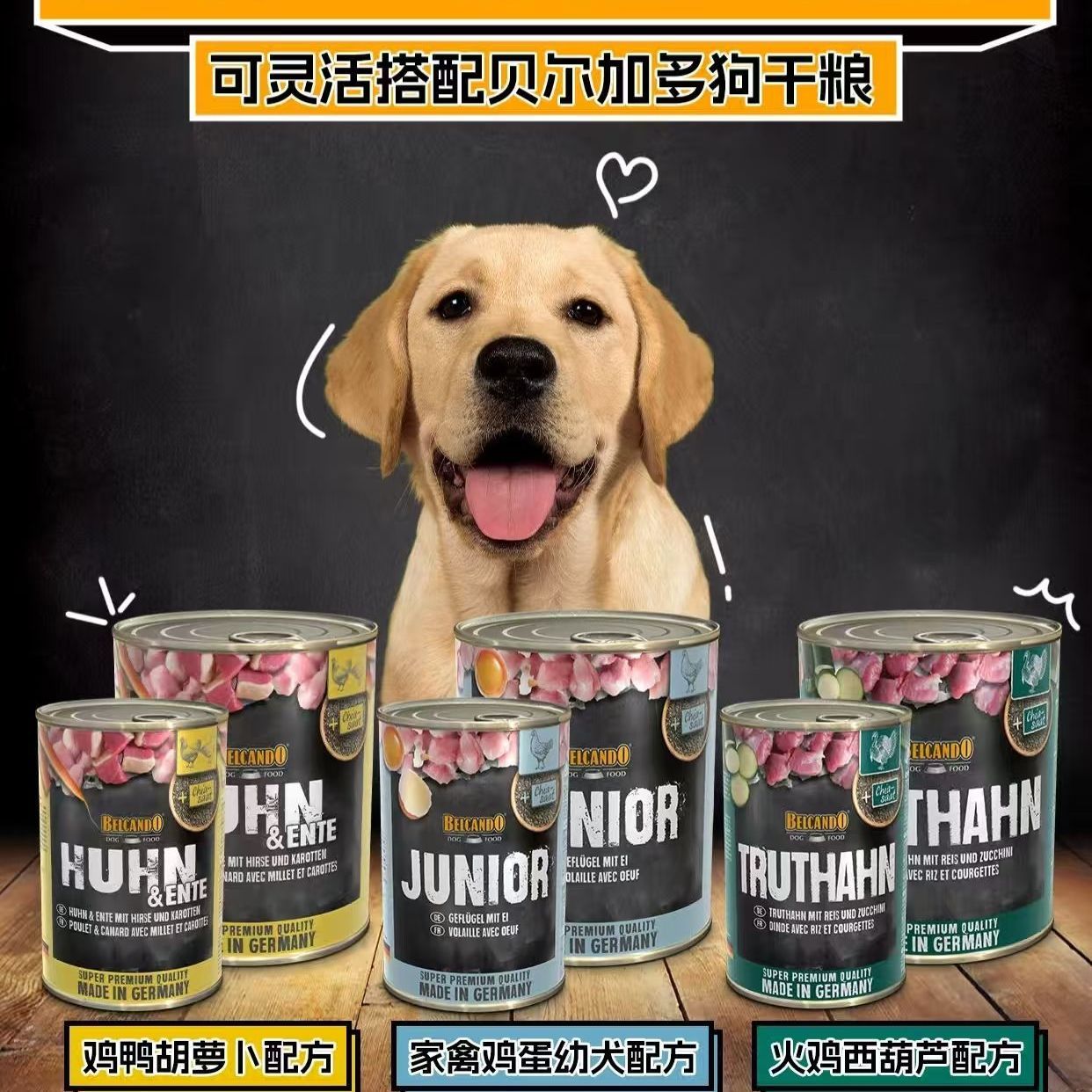 意大利进口茉兰朵罐头狗