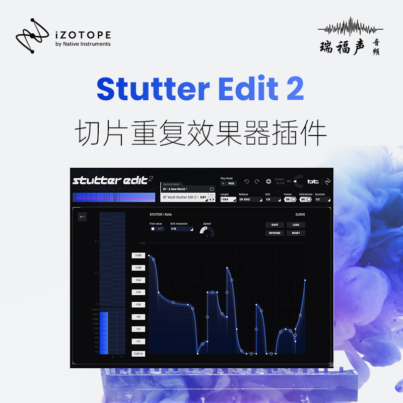 iZotope Stutter Edit 2 切片重复效果电子音乐效果器插件