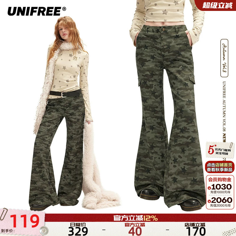 UNIFREE迷彩工装休闲裤图片