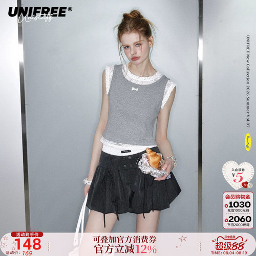 UNIFREE无袖休闲常规背心