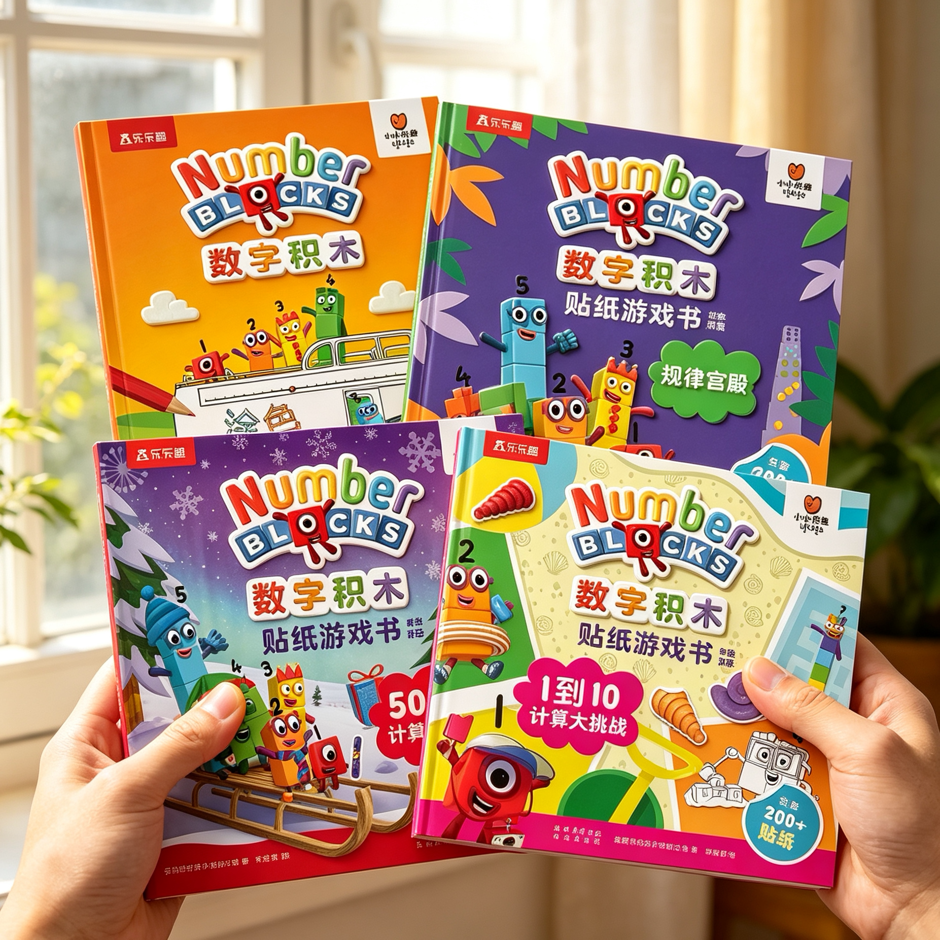 numberblocks数字积木益智贴纸书