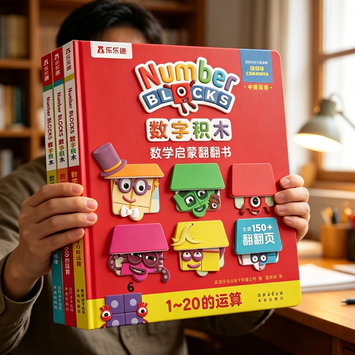 数字积木游戏大书数学启蒙绘本