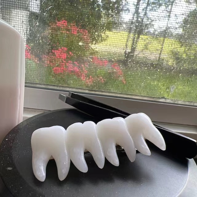 跨境新款万圣节牙仙子发夹恐怖 Tooth fairy hair clips creepy