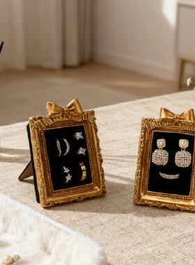 跨境拍照道具维多利亚风耳环美甲戒指托摆件相框饰品托首饰展示架