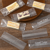 奶糕包装 袋机封袋子烘焙芒果草莓奶片条牛轧糖透明糖果雪花酥袋