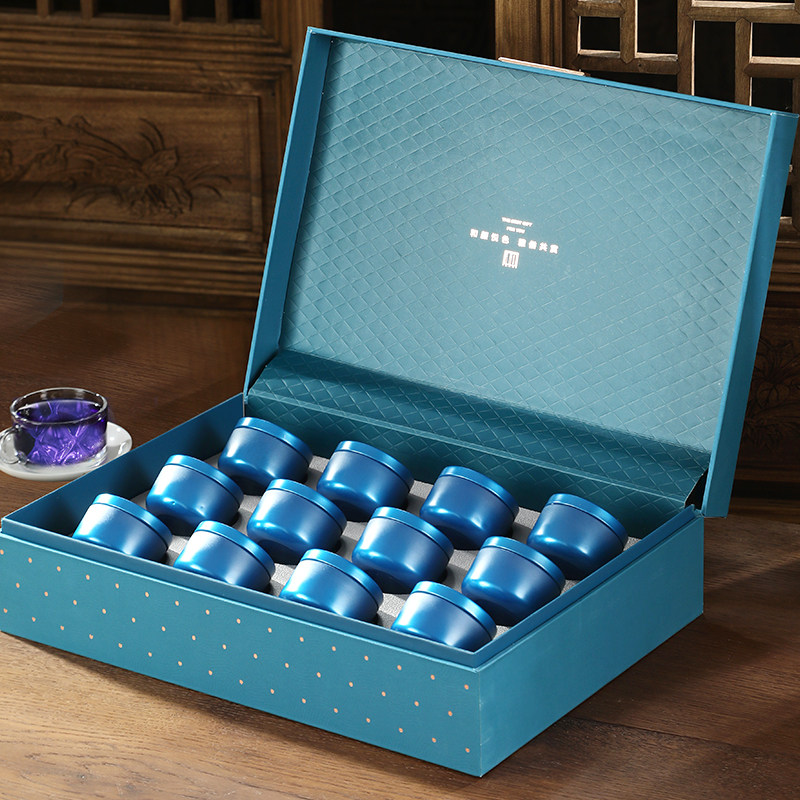 青海野生黑枸杞小罐茶半斤礼盒装泡水喝黑果独立包装送长辈好礼品