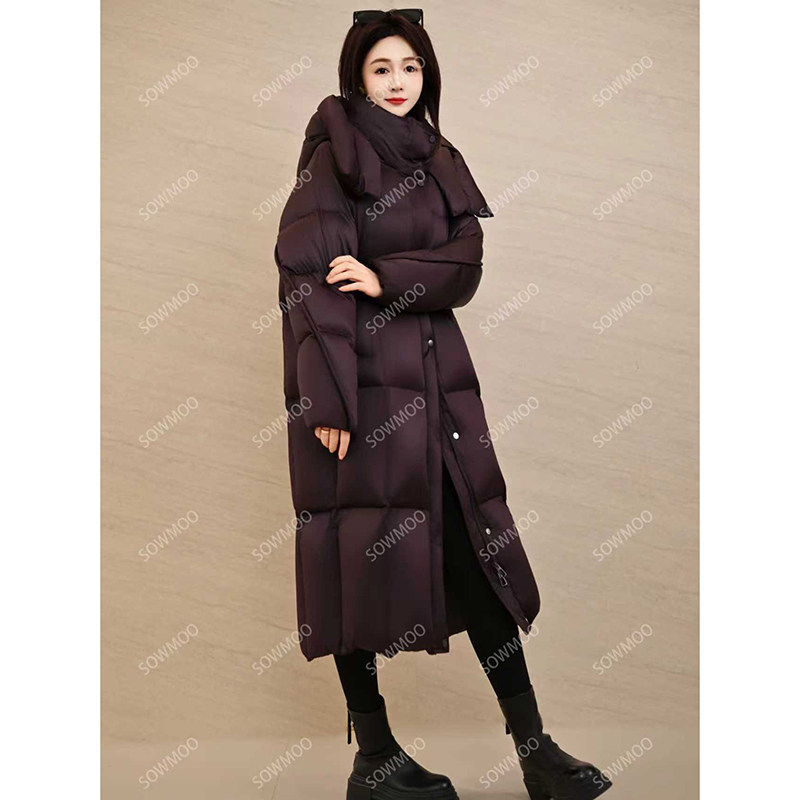 极寒被子款95鹅绒2025冬季新款时尚宽松长款羽绒服连帽DF7699,女装/女士精品,羽绒服,淘宝优惠券,粉丝福利购,淘宝优惠卷