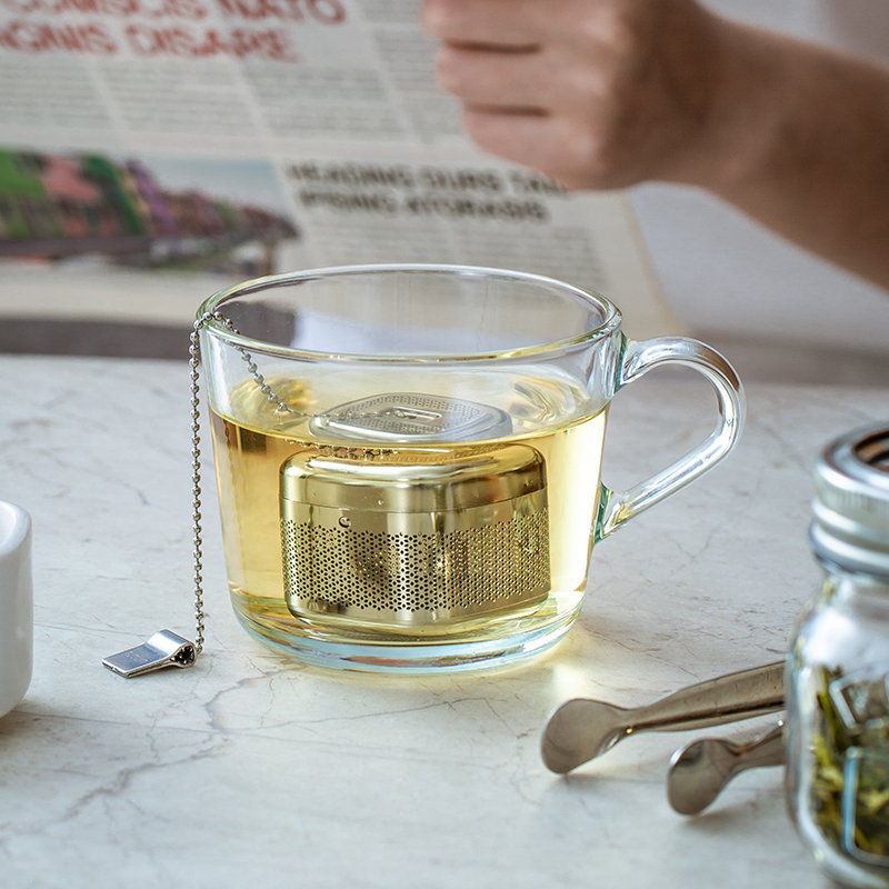 茶漏加拿大umbra家用茶叶过滤器不锈钢煲汤药渣过滤包茶球泡茶器