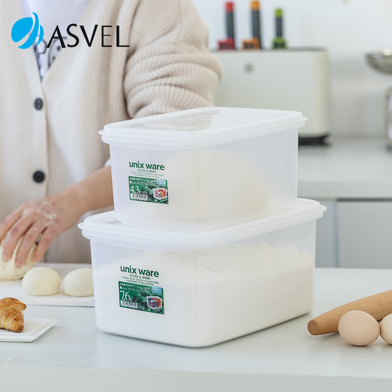 日本进口asvel面团发酵盒保鲜盒