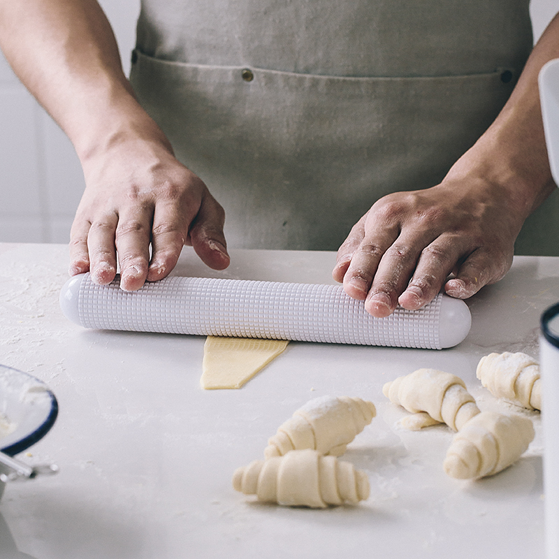 擀面杖进口排气浮点擀面神器饺子皮面包烘焙轻擀面棍