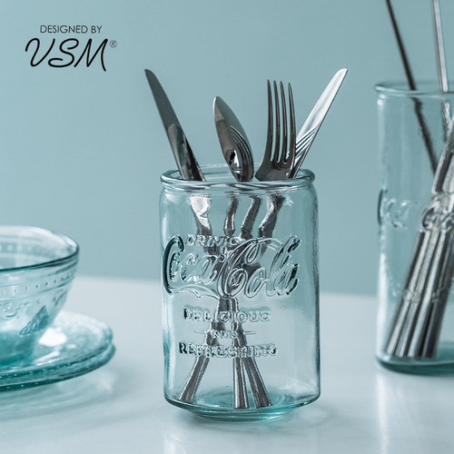 环保玻璃厨房工具置物架创意复古