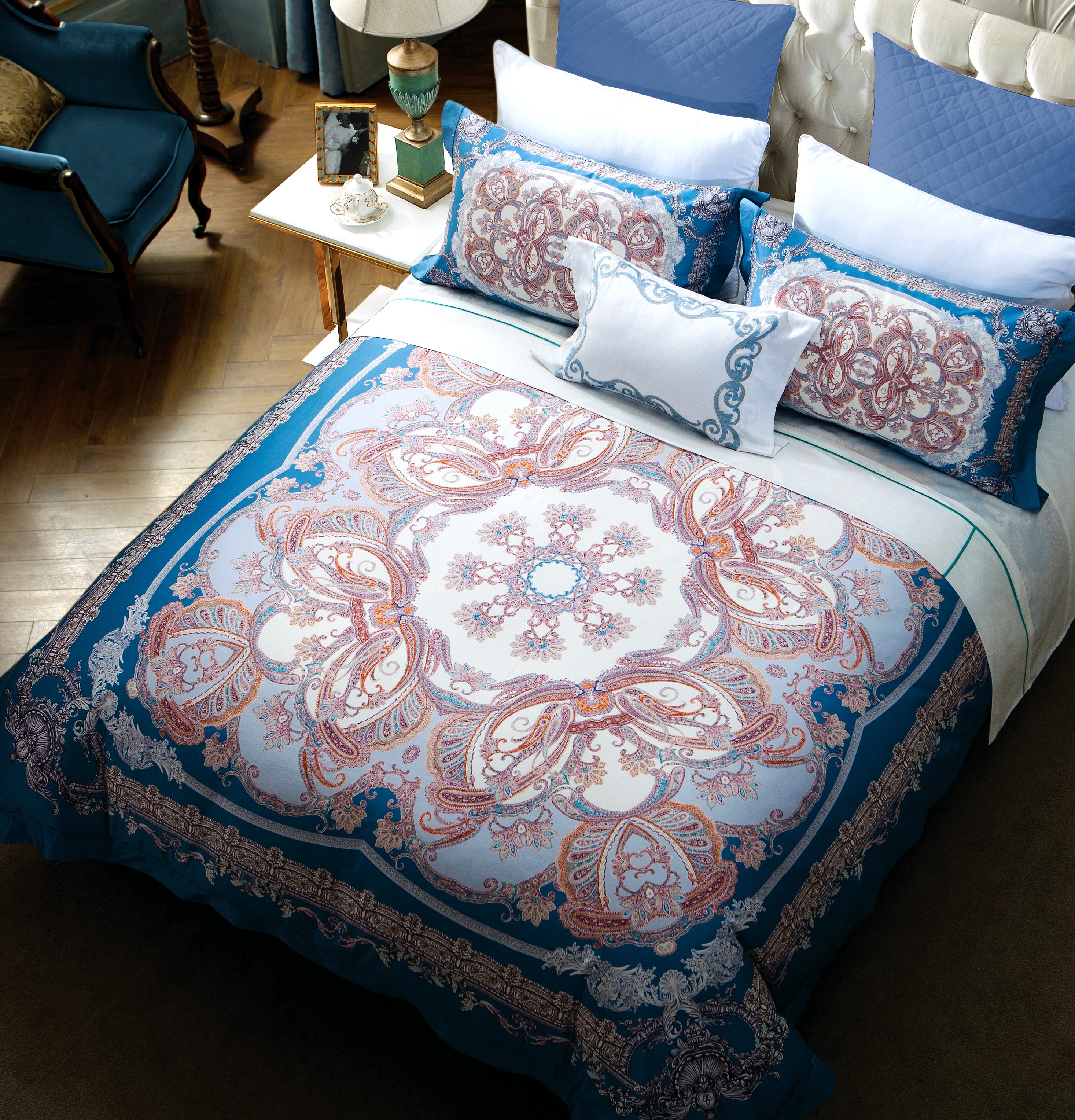 床单式四件套纯棉北欧风情