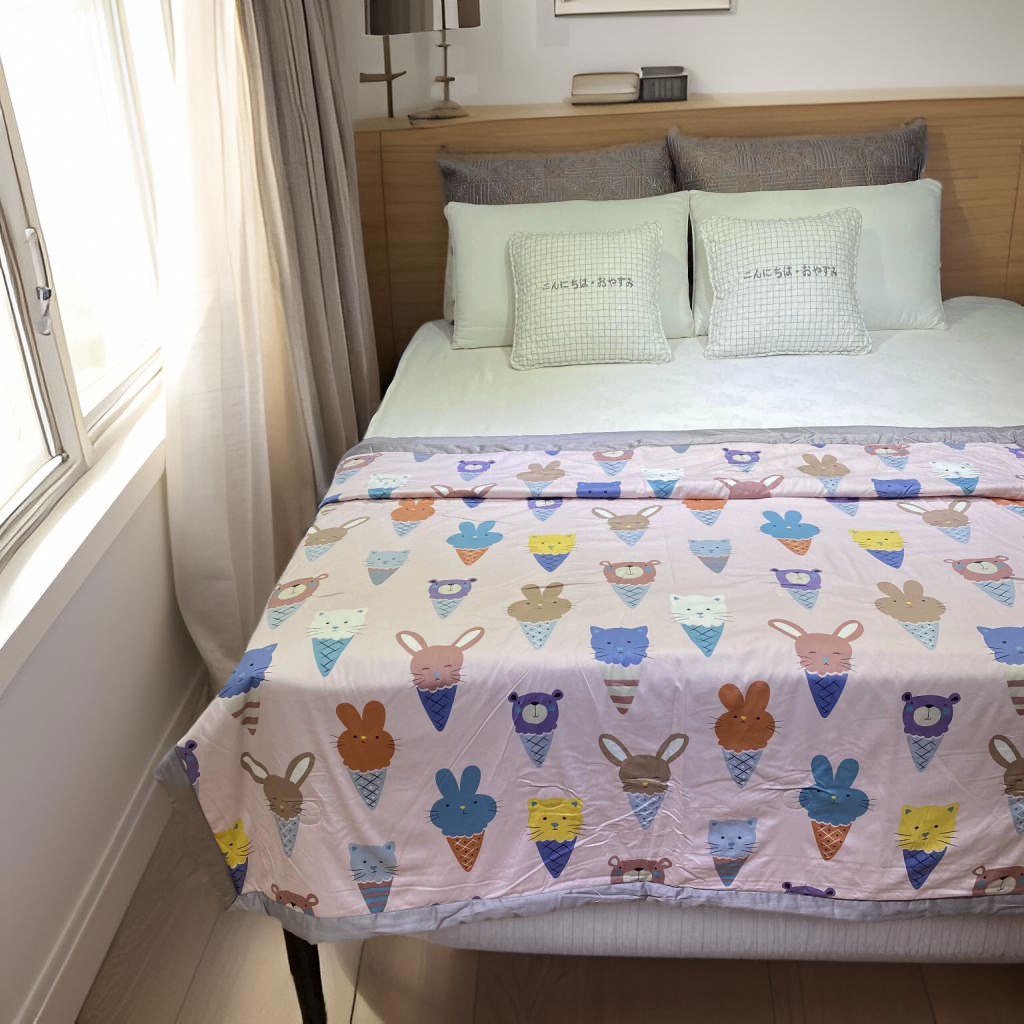 富米家纺长绒棉夏季夏凉被