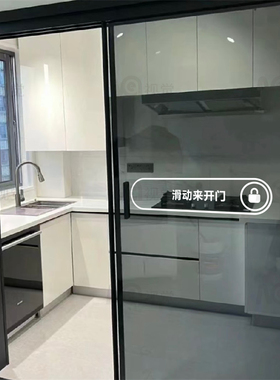 终于给厨房门上锁了哈哈