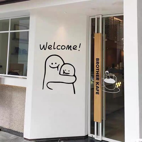 欢迎光临玻璃橱窗服装店