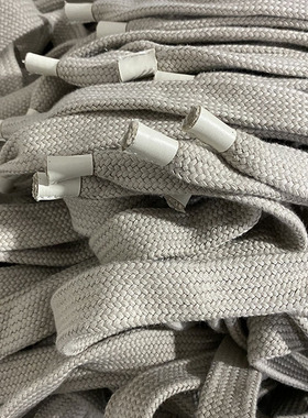 ro粗鞋带配件灰色宽鞋带RO胖丁倒三角rick高帮鞋带ownes低帮鞋带