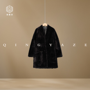 乌梅子酱！西班牙进口羊皮毛一体外套！GZ5370