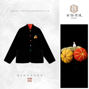 童趣南瓜！真丝丝绒双面穿新雪丽棉服外套！  GZ6847