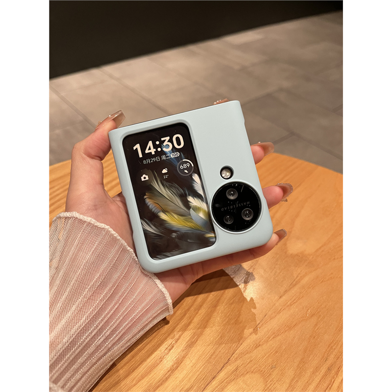 oppofindn3flip手机壳新款小折叠屏全包FIND N2FLIP磨砂肤感保护套n3flip时尚男女纯色外壳超薄防摔个性适用