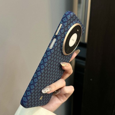 适用华为mate80promax手机壳新款80pro系列保护套碳纤纹防摔高级感max新品可磁吸充电全包外商务男A