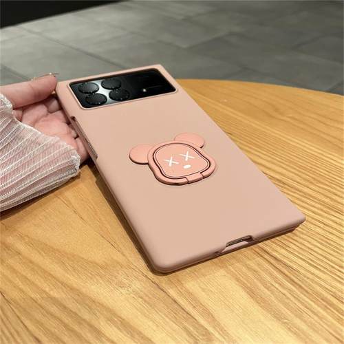 小米mixfold3手机壳新款折叠屏MIXFOLD2全包防摔保护套磨砂肤感超薄外壳时尚男女卡通支架潮壳5G情侣简约适用