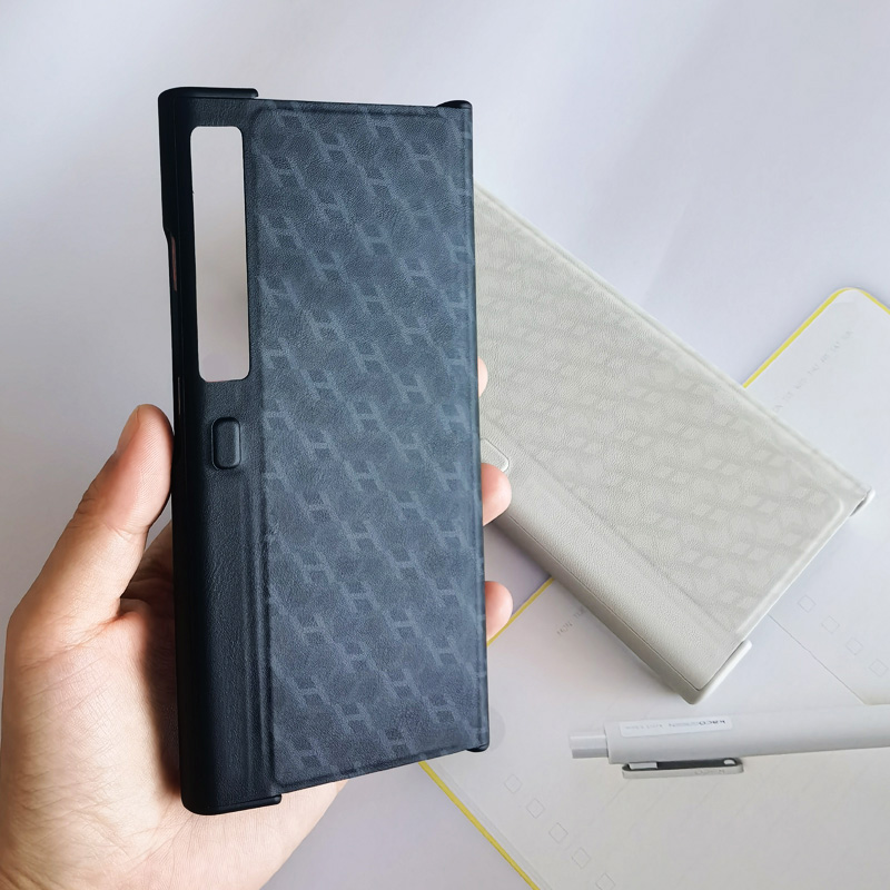 适用华为原厂matexs2手机壳皮革男女新款原装同款Xs2折叠屏保护套支架商务高端保护壳全包防摔简约后壳