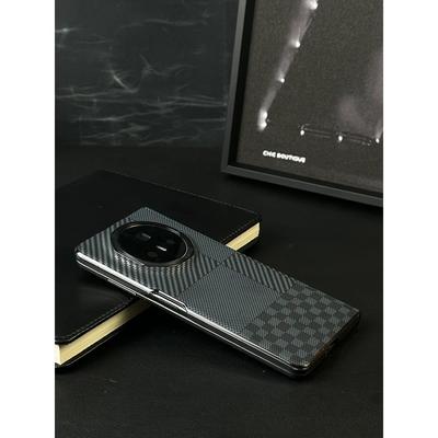 淘讯适用荣耀magic v5手机壳新款MagicV3超薄碳纤维纹铰链后壳vs3