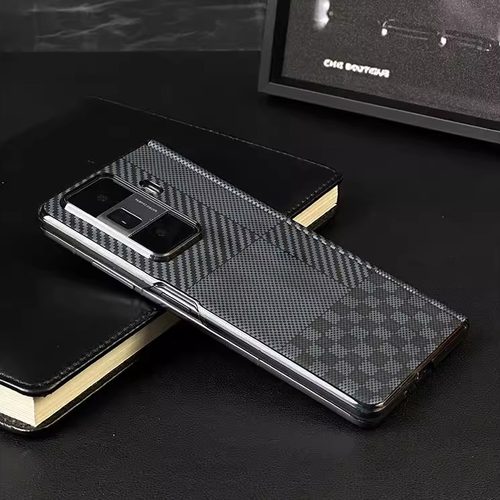 淘讯适用荣耀magic vs3手机壳新款MagicVS3超薄碳纤维纹铰链后壳v