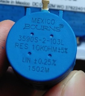 BOURNS 3590S-2-103L 10K进口 精密多圈电位器 可调电阻 2W 现货