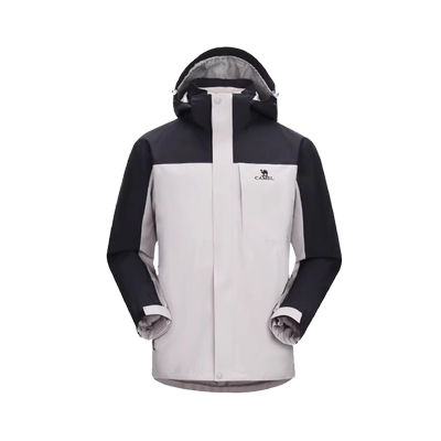 雨神户外冲锋衣骆驼防水