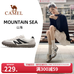 经典 女鞋 板鞋 女款 男士 2025春夏新款 子复古德训鞋 骆驼山海运动鞋 鞋