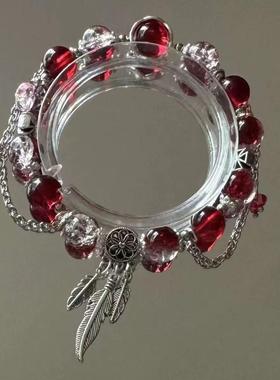 2026热销爆款四条装碎珠绯红秦彻手链轻奢少女风闺蜜款手链礼物