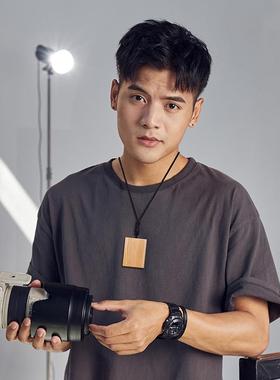 2026木质平安无事牌吊坠男女牌子小叶紫檀桃木绿檀黑檀平安牌项炼