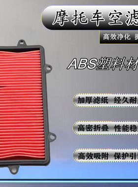 适用标致踏板车QP150T-3C-G SF4 QP125T-12姜戈空滤芯空气过滤器