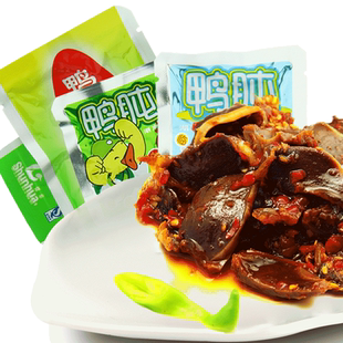 舜华临武鸭 500克散装香辣鸭肫湖南特产 香辣零食 特产小吃 鸭胗