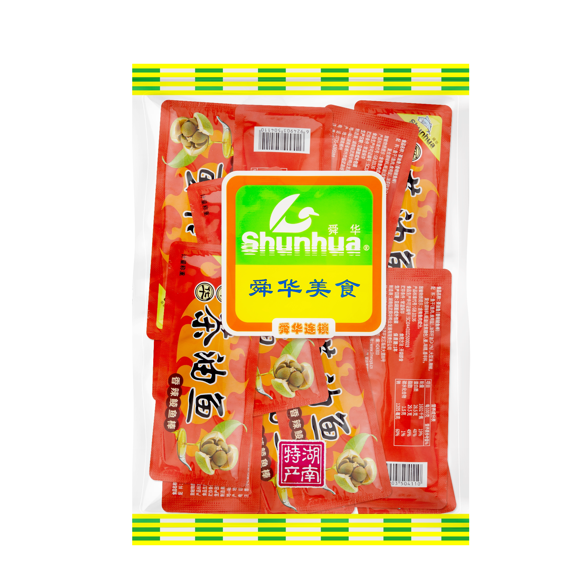 【舜华东江鱼】牌香酥小鱼干湖南郴州特产香辣鱼鲮鱼棒解馋小零食