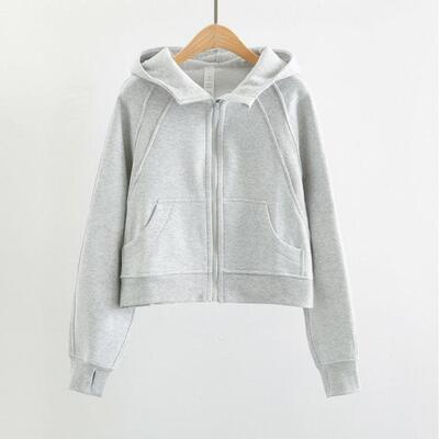 加绒长袖瑜伽服UARUN秋冬外套女