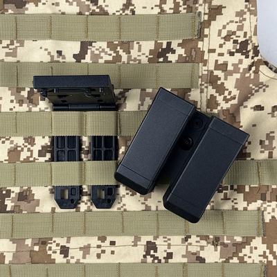 战术双联挂胸快拔套9mm