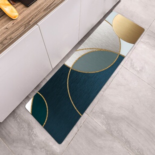 Washable kitchen floor mat waterproof anti-oil foot mat ho