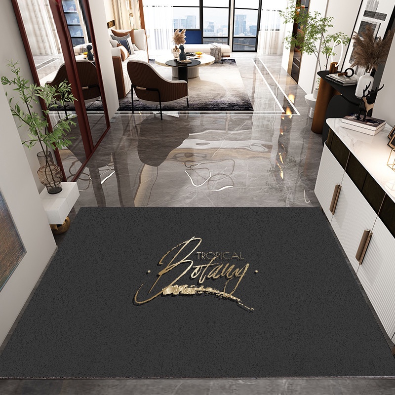 PVC loop floor mat entry door Earth removing mat cutting e