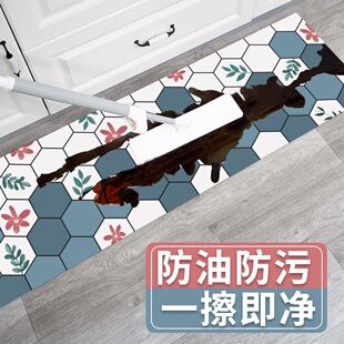 Nordic kitchen floor mat non-slip and oilproof waterproof