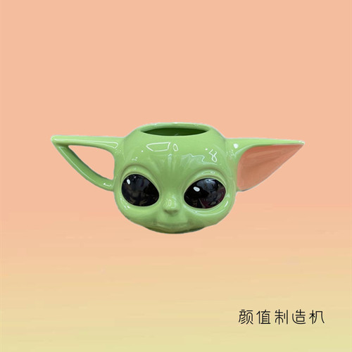 尤达宝宝陶瓷杯星球大战卡通水杯